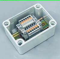 Boîte de jonction étanche pour extérieur IP65 en plastique ABS, boîtier électrique pour la protection des câbles et des raccords