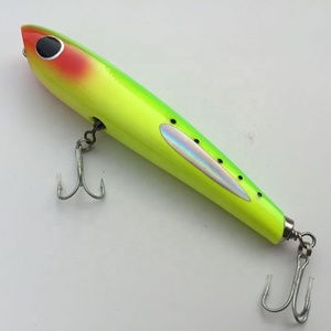 Missjordan — leurre flottant pencil avec hameçon <span class=keywords><strong>VMC</strong></span>, grand appât en bois, pour la traîne, nouvel arrivage, 130G, 215MM - Product Image 5