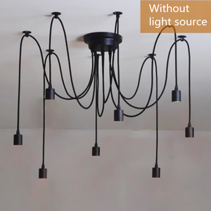 10 têtes/12 têtes/14 têtes Vintage Edison lampe suspension éclairage industriel plafond <span class=keywords><strong>araignée</strong></span> suspension lampe Base - Product Image 3