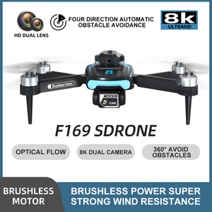 Dron Profesional Mini F169 Económico con Cámara 4k, Motor sin Escobillas, Dron de Larga Distancia 8k, Drones con Cámara de Largo Tiempo de Vuelo - Product Image 5