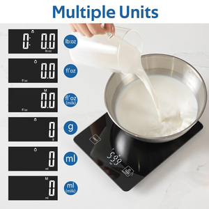 Báscula Digital de Cocina para Alimentos de 5 kg/22 lb con Pantalla LED Clara y Cálculo de Calorías - Product Image 5