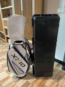 गोल्फ क्लबों के लिए टिकाऊ हार्ड प्लास्टिक केस वाटरप्रूफ शाकप्रूफ अनुकूलन यात्रा गोल्फ केस - Product Image 3