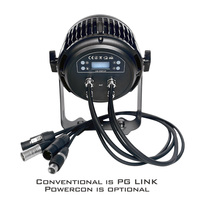 Projecteur LED RGBW Slim Mini Par Beam, étanche IP65 en aluminium, extérieur, blanc chaud 2700K, variateur d'intensité, E27, DMX512 pour discothèque DJ