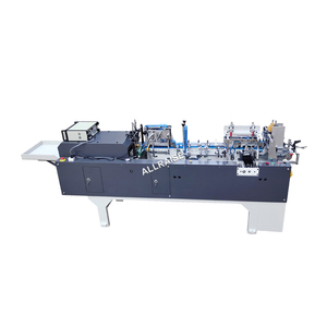 Caja de papel pequeña automática Máquina encoladora plegable Alimentos Cosméticos Regalo Caja de cartón Máquina de pegamento Mini máquina encoladora de carpetas - Product Image 2
