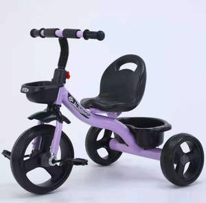 Tricycle à pédale pour enfants, <span class=keywords><strong>2022</strong></span>, Offre Spéciale, usine, jouets à la mode, tricycle à 3 roues, impression personnalisée, vélos pour bébés - Product Image 5