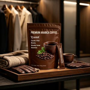 Café Instantáneo Arábica Premium Gentle Vital Energy Boost, Energía Estable para el Interior, 20 g * 10 Sobres, 200 g, Bebida Matutina - Product Image 6