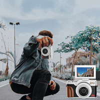 3 inç ips ekran kamerası WiFi profesyonel 4K Video kamera 58MP kamera Youtube Vlog kaydedici otomatik odaklama dijital kamera