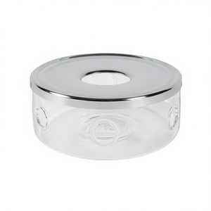 Calentador de Té de Vidrio con Tapa de Acero Inoxidable de 100 ml para Teteras - Product Image 2