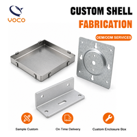 Fabrication de tôles en acier au carbone OEM de précision, pliage, poinçonnage, soudage par points pour supports de stations de base sans fil