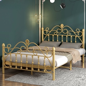 <span class=keywords><strong>Letto</strong></span> in Metallo di Alta Qualità, Stile Europeo Moderno e Semplice, <span class=keywords><strong>Letto</strong></span> Principessa per Bambine, <span class=keywords><strong>Singolo</strong></span> e Matrimoniale per Camere da <span class=keywords><strong>Letto</strong></span> dei Bambini - Product Image 4