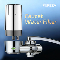 Filtre à eau pour robinet PUREZA Z037 en plastique, haute filtration, installation manuelle facile pour la cuisine et la maison
