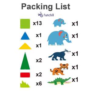 Nouveau Puzzle Kits Éducatifs Animaux Mobiles Jouets De Construction 3D <span class=keywords><strong>Magnatiles</strong></span> Diamant Tuiles Magnétiques pour Les Tout-Petits - Product Image 2