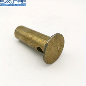 Embout en acier galvanisé à chaud fileté en forme de pied d'éléphant avec trou pour béton préfabriqué - Product Image 4