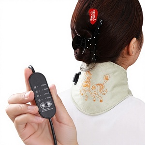 Paket Pijat Kesehatan Terapi Fisioterapi Kompres Panas Tulang Belakang Serviks Wol Moxa Pemanas Listrik untuk Bahu dan Leher - Product Image 1