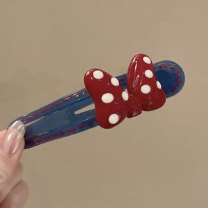 Nuevo lazo rojo de Mickey para mujer, de alta gama, con diseño de una sola pieza para el cabello, para rascar la parte trasera de la cabeza, venta al por mayor. - Product Image 3