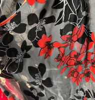 Polyester Coton Soie Velours Ignifuge Drapé Draperie Voile Drap de lit Jacquard Rideau Occultant Velours Burnout Tissu