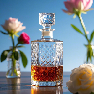 Factory Custom Luxus 500ml 700ml Glas Wein Brandy Wodka <span class=keywords><strong>Whisky</strong></span> Flaschen Anpassbare Schraub verschluss Brandy Vodka <span class=keywords><strong>Whisky</strong></span> Flaschen - Product Image 5