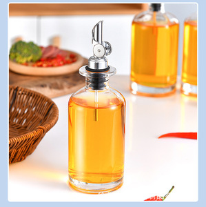 Dầu Và Giấm Dispenser Với Kim Loại Đổ Vòi Chai Thủy Tinh Cho Nhà Bếp Gia Vị Sử Dụng Thiết Kế Hiện Đại Bền Vững Cho Quà - Product Image 6