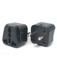 Adaptateur universel en cuivre pour prise de courant danoise, norme européenne à trois broches, 10A 250V, WD-20