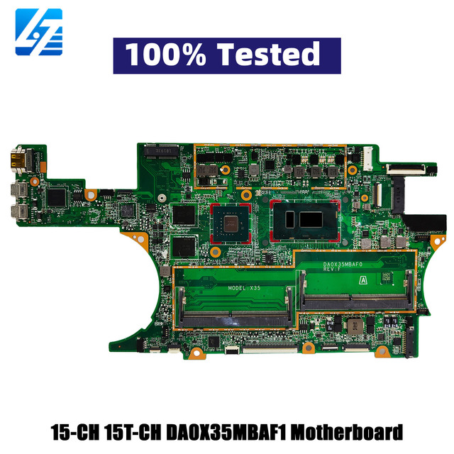 DA0X35MBAF0 for HP Spectre X360 15-CH 15T-CH Laptop Motherboard L15573-601 With I7 CPU MX150 2GB GPU 100% Fully Tested