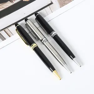 High quality Metal Fountain ball pen gift ballpoint pen Custom Logo laser engraving