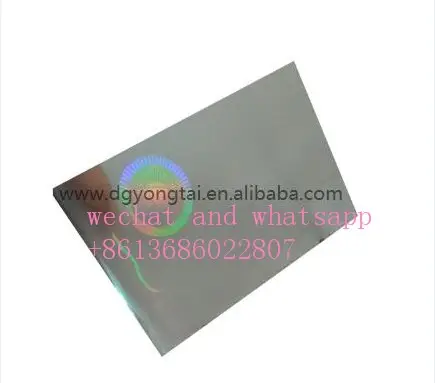 Transparante Dynamische Effect Custom Design Lamineren Folie Hologram Overlay Sticker Label