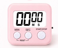 Timer Dapur Digital LED Besar dengan Magnet, Penghitung Waktu Mundur untuk Anak-anak dan Pelajar, Manajemen Waktu, Jam Alarm dengan Suara Keras