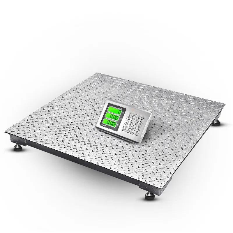 Floor Weighing Scale 1000kg Practical Stainless Steel Platform Weighing Scale Outdoor Floor Scale Used In Logistics