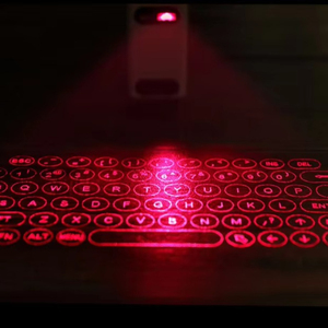 คีย์บอร์ดเลเซอร์ไร้สาย BT ดีไซน์ใหม่ปี 2022 สำหรับคีย์บอร์ดฉายภาพเลเซอร์และชุดคีย์บอร์ดพร้อมเมาส์ ที่วางโทรศัพท์ พร้อมพาวเวอร์แบงค์ - Product Image 6