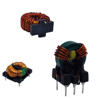 Bobine d'arrêt de puissance toroïdale verticale Inducteur de mode commun non blindé avec capacités 40uH 50uH 60uH Inducteur de poussière 30A 40A 50A