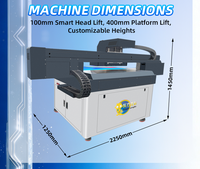 Impresora de Inyección de Tinta UV de Formato Ancho LONGKE LK-9060 con Cabezal de Impresión Ricoh de Alta Resolución, Impresora Automática de Alta Velocidad para Azulejos, Paredes, Pisos y Cerámica