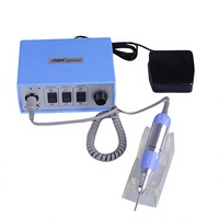 JD800 Perceuse à ongles portable en plastique avec moteur à balais 0-30000 tr/min, carrée, multifonctionnelle, professionnelle, prise 220V US/Europe/AU