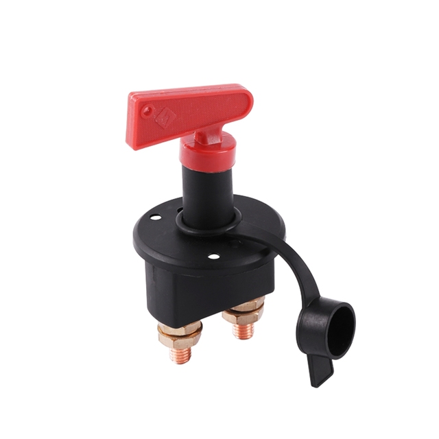 IBA-A01 Battery Isolator Disconnect Cut Off Kill Switch Circuit Breaker Main Power Rotary 12V 24V Key Switch