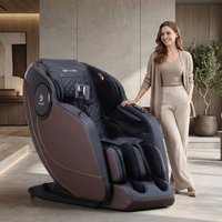 Fauteuil de massage économique à gravité zéro, corps entier, avec rail SL, chauffage et airbags, pour usage domestique