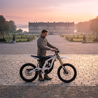 Moto électrique légère Surron Light Bee 2.0 pour sentiers de montagne, 78,54 V 45 Ah, longue autonomie, tout-terrain, pour adultes, capable de faire des wheelies