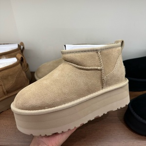 <span class=keywords><strong>Botas</strong></span> <span class=keywords><strong>de</strong></span> Invierno Personalizadas para Mujer, Botines <span class=keywords><strong>de</strong></span> Piel <span class=keywords><strong>de</strong></span> Oveja <span class=keywords><strong>con</strong></span> Forro <span class=keywords><strong>de</strong></span> Lana Cálida y <span class=keywords><strong>Plataforma</strong></span> para Clima Invernal - Product Image 6