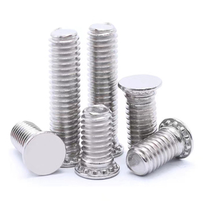 Vis à rivet ronde à tête <span class=keywords><strong>plate</strong></span> Goujons à tête affleurante Vis à riveter à pression FHD Vis à rivet à pression <span class=keywords><strong>Goujon</strong></span> auto-serrant pour tôle métallique - Product Image 1