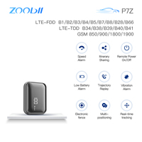 Mini Rastreador GPS para Auto P7 4G LTE con WiFi, GPRS, LBS, Detección ACC, Batería de 3000mAh y Fijación Magnética
