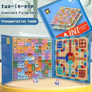 Gioco 2in1 Scacchi e Match-<span class=keywords><strong>3</strong></span>, Scacchi Volanti, Giocattolo Educativo in Legno per Bambini da 0-24 Mesi e 5-7 Anni - Product Image 6