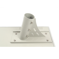 Lampadaire solaire LED haute luminosité 5054 200W IP65 étanche avec contrôle de la lumière et du temps + capteur micro-ondes