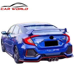 Kit carrosserie pour voiture 2016-2020, nouveau style TYPER, pare-chocs avant, pare-chocs arrière, jupes latérales, lèvre avant, échappement, en matériau PP - Product Image 5