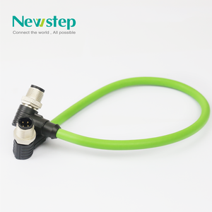 Cavo Connettore <span class=keywords><strong>Ethernet</strong></span> Codificato A/B M12 IP67 Impermeabile Industriale PROFINET/<span class=keywords><strong>EtherNet</strong></span>/IP Schermato CAT6A -40~+70 - Product Image 4