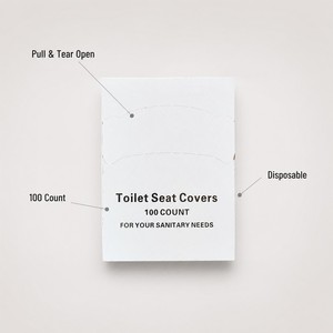 Papier toilette jetable en pulpe recyclée, 100 feuilles, 1 pli - Product Image 5