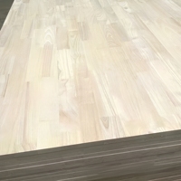 Panneau de bois massif en caoutchouc sans peinture, assemblé par joint de doigt, pour meubles, armoires, placards, placages, chaises, plateaux, tables à manger