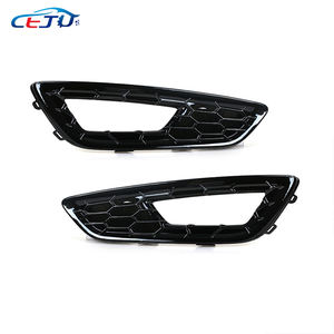 Leju กระจังหน้าไฟตัดหมอกสไตล์รังผึ้งกระจังหน้าไฟตัดหมอกสีดำมันวาวสำหรับ Ford <span class=keywords><strong>Focus</strong></span> กีฬา S <span class=keywords><strong>SE</strong></span> <span class=keywords><strong>2015</strong></span> 2016 2018 2017 - Product Image 5