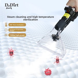 Máquina Profesional de Limpieza a Vapor Caliente y Aspiradora para Tapicería de Coche, Alfombra, Sofá, Colchón con Extracción de Agua Caliente - Product Image 2