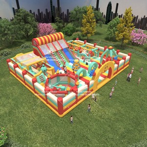 Sử dụng thương mại Tùy chỉnh Thiết kế động vật chủ đề Inflatable công viên giải trí Inflatable thành phố vui vẻ cho trẻ em - Product Image 6