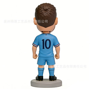 Custom Sports Star <b>Bobblehead</b> Figurine Resin 10 Number Jersey Fan Gift Decoration - Product Image 2