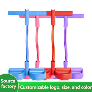 أربطة مقاومة مسطحة رباعية الأنابيب من WeRich مصنوعة من مادة TPE عالية المرونة للتدريب على القوة واليوجا وتمارين الصالة الرياضية المنزلية - Product Image 6