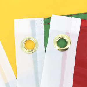 NUOXIN Venta al por mayor personalizado rojo amarillo verde bandera 100% poliéster pantalla de seda <span class=keywords><strong>Bolivia</strong></span> Bandera Nacional Boliviana 3x5ft con ojal de latón - Product Image 4